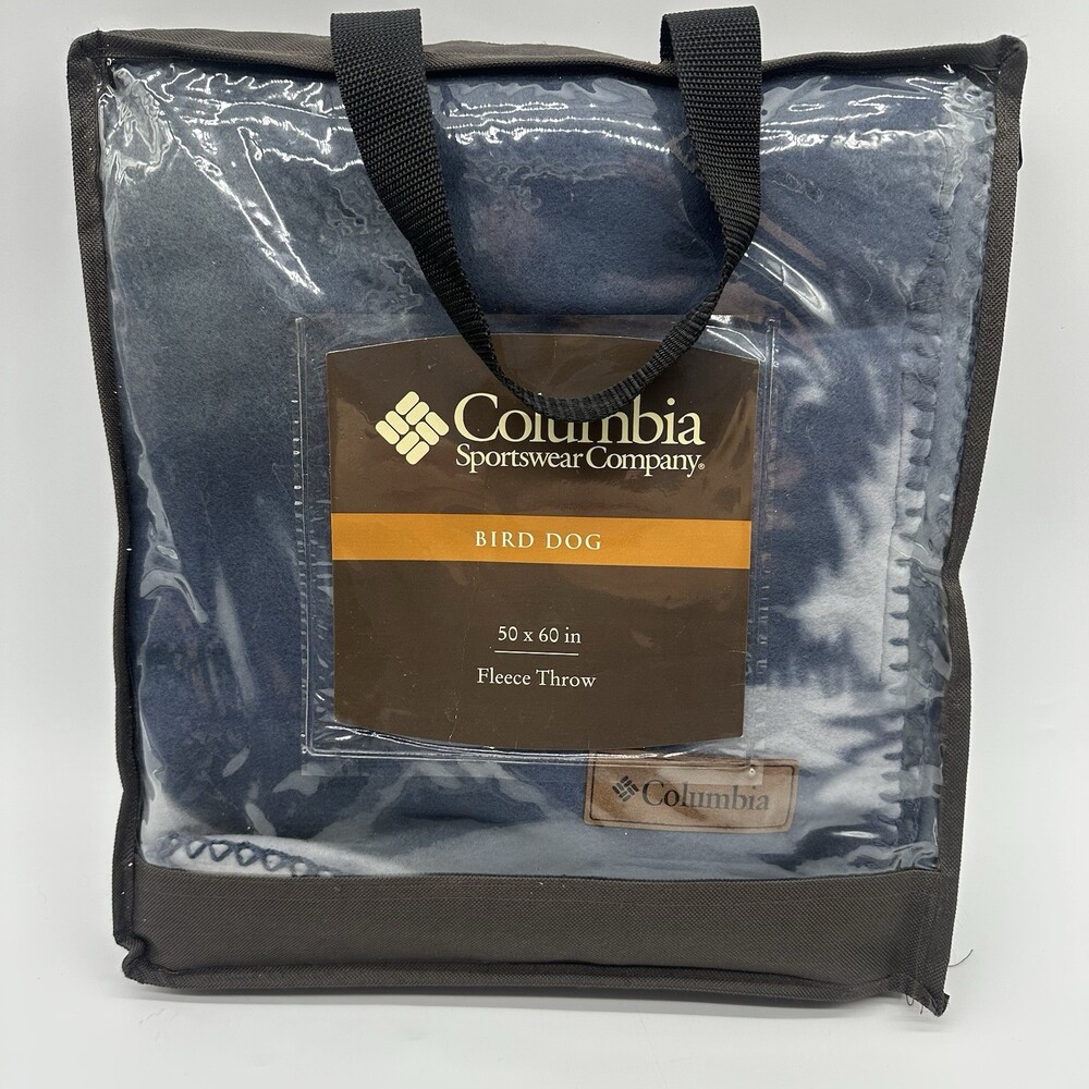 Columbia Sportswear Bird Dog 50"x60" Fleece Hunting Throw Blanket - New in Pouch